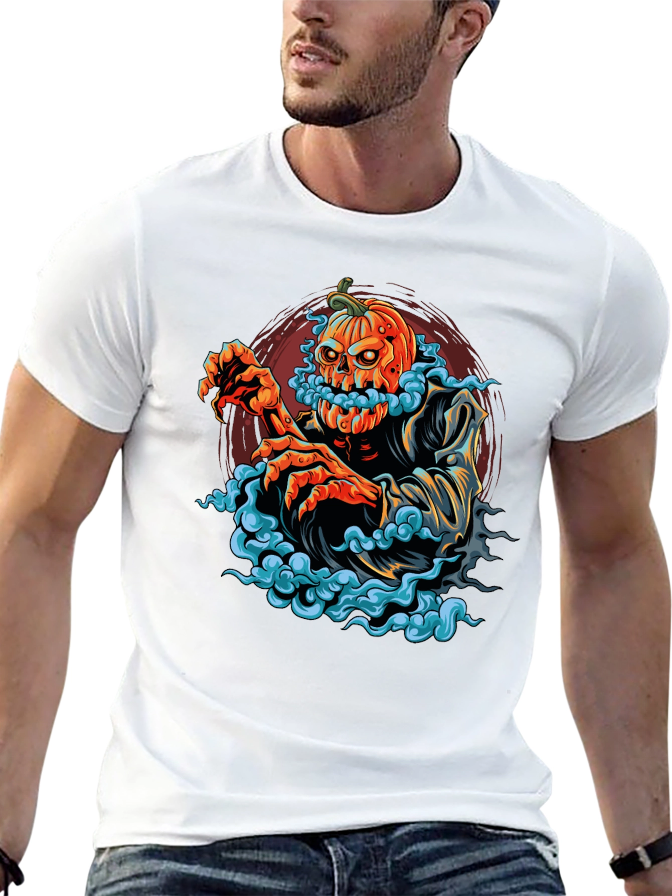 Pumpkin Head Monster Graphic Tee
