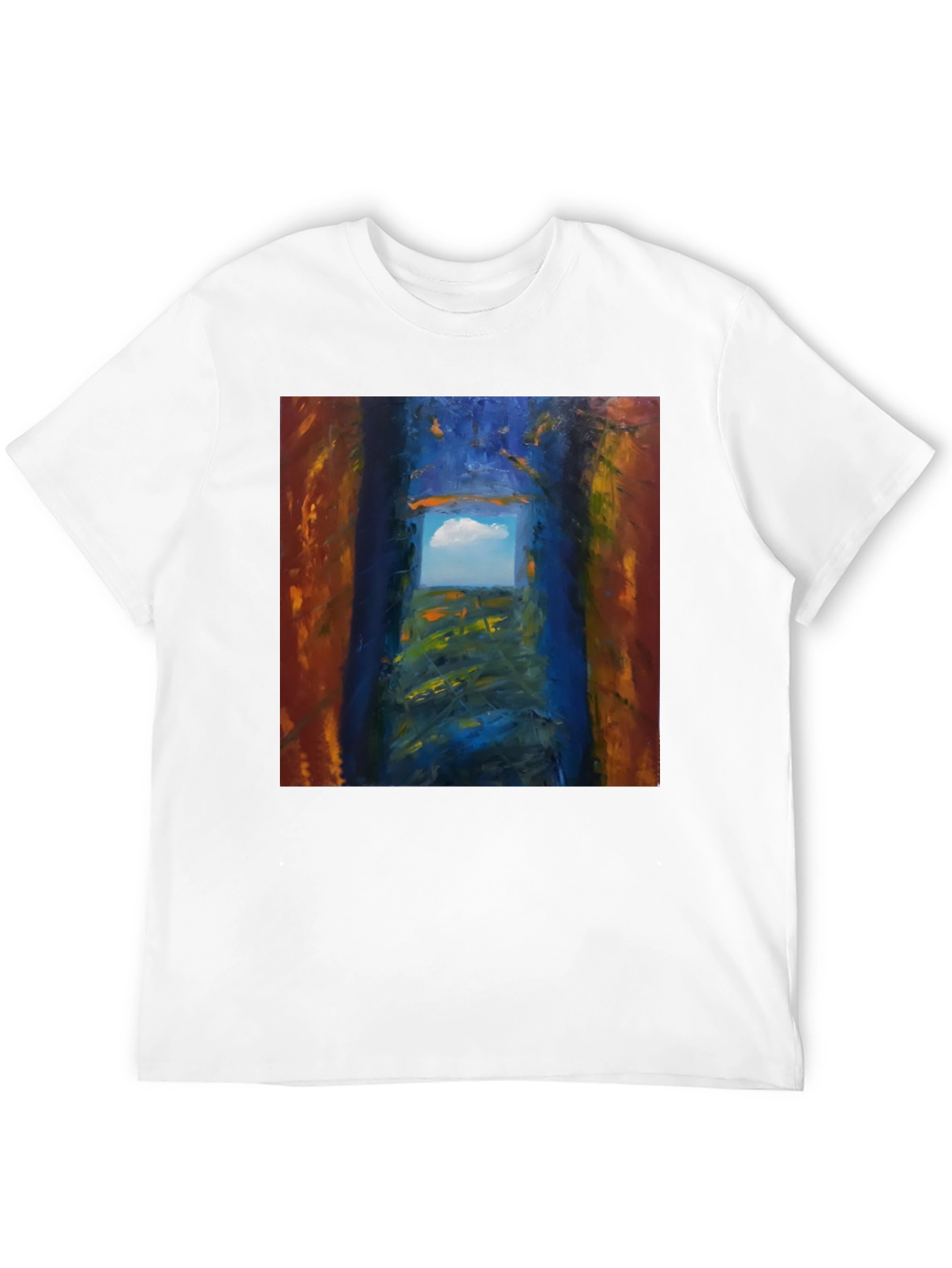 Abstract Art T-Shirt - Artistic Landscape Print
