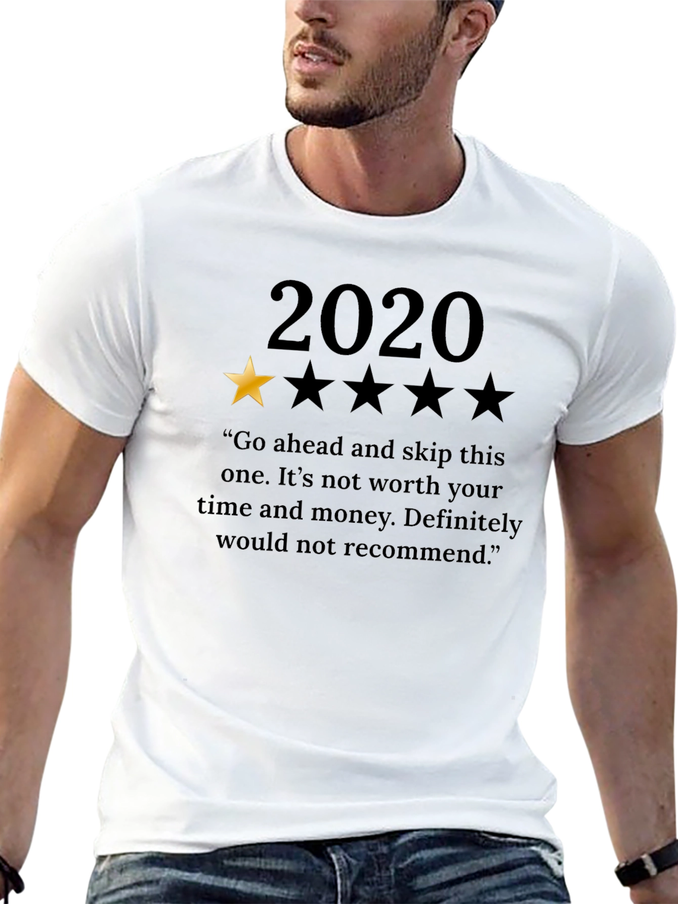 2020 One-Star Review T-Shirt - Funny Year Review