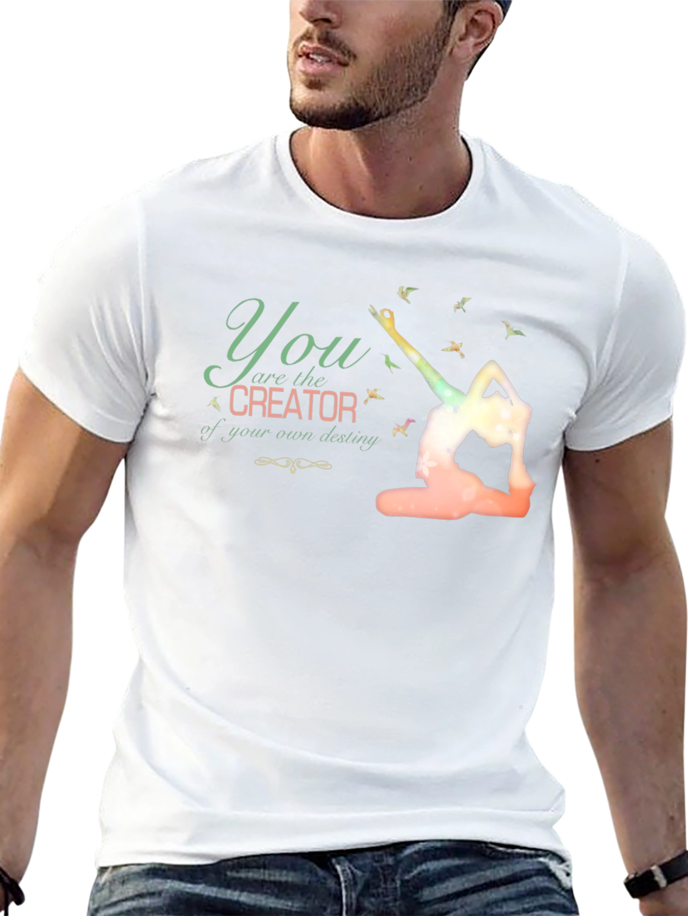 Creator Yoga Pose T-Shirt - Black