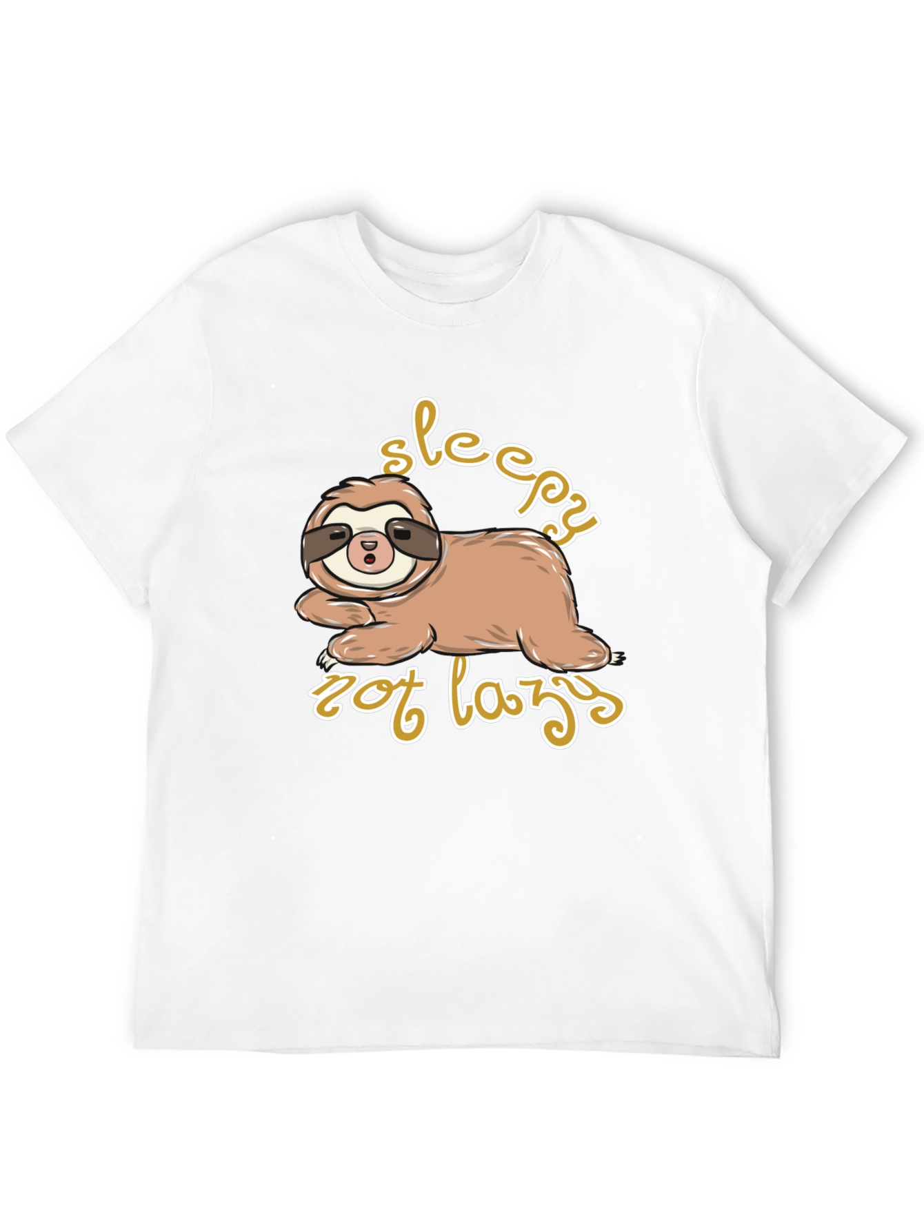 Sleepy Sloth Graphic Tee - Relaxed Fit