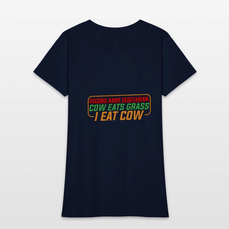Second Hand Vegetarian, Cow Eats Grass, I Eat Cow4