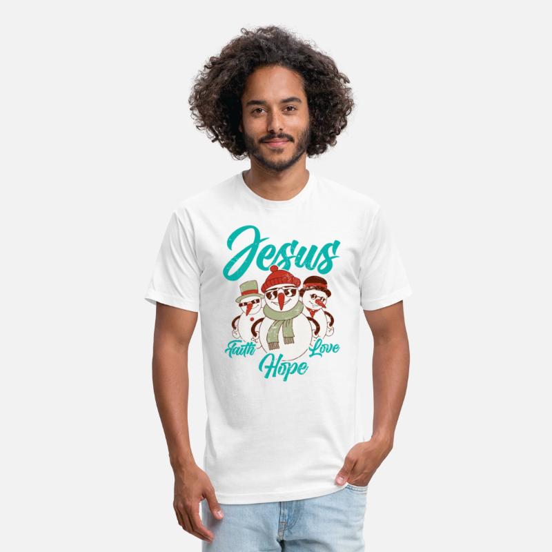 Snowmen Jesus Peace Hope Love Christmas