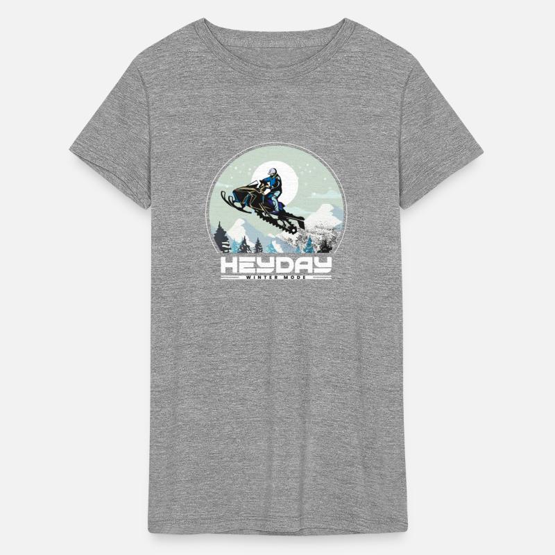 Snowmobile "Big Air" style logo. By "Hey Day"