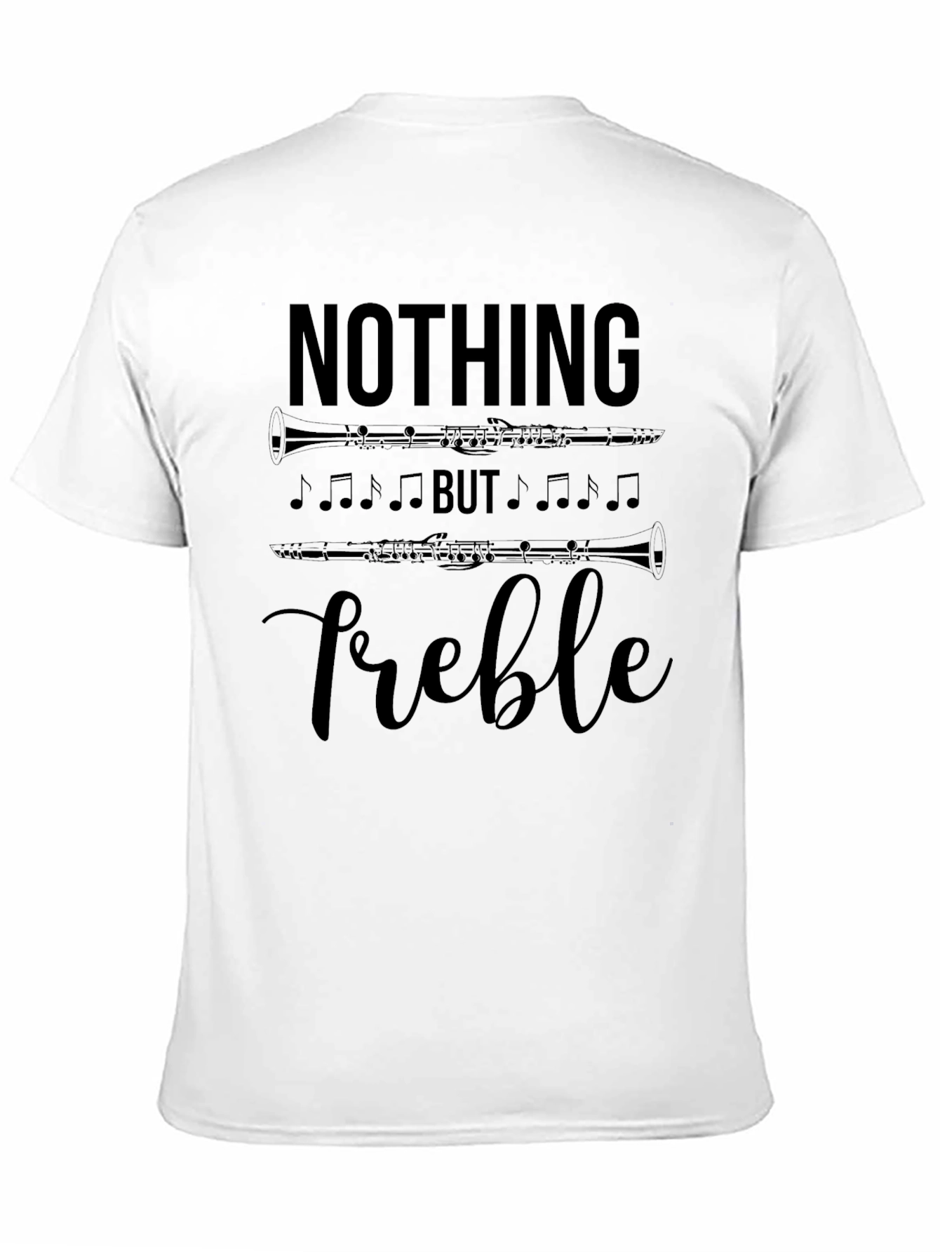 Nothing But Treble Black Graphic T-Shirt