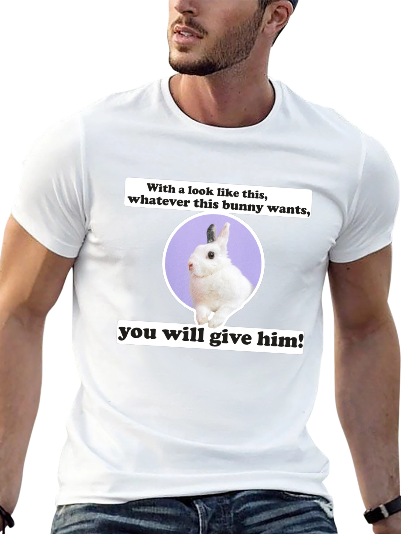 Funny Bunny Wants T-Shirt