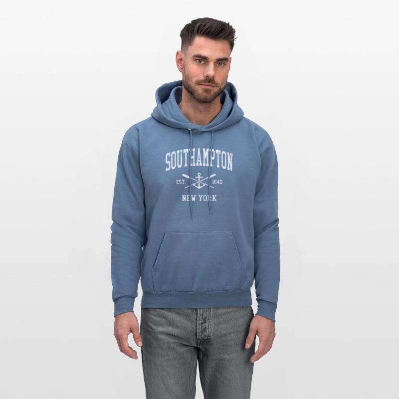 Southampton Ny Crossed Oars Boat Anchor Sports