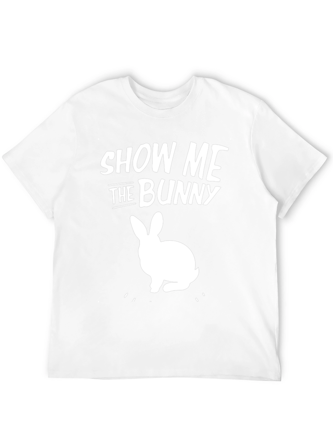 Show Me The Bunny T-Shirt - Black Cotton Tee