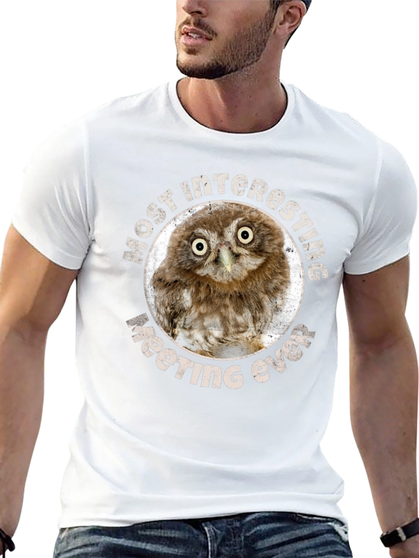 Owl Meeting Ever T-Shirt - Soft Cotton Tee
