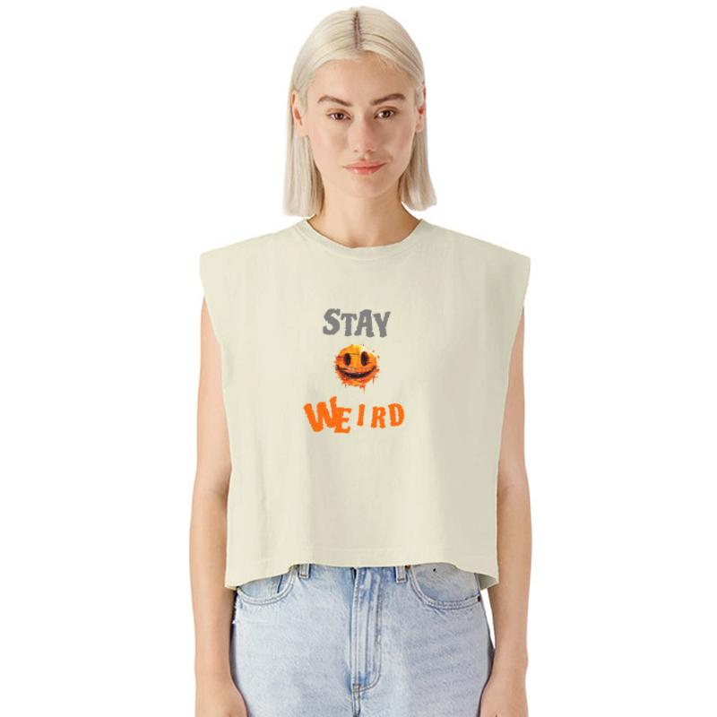 Stay Weird Smiling Design