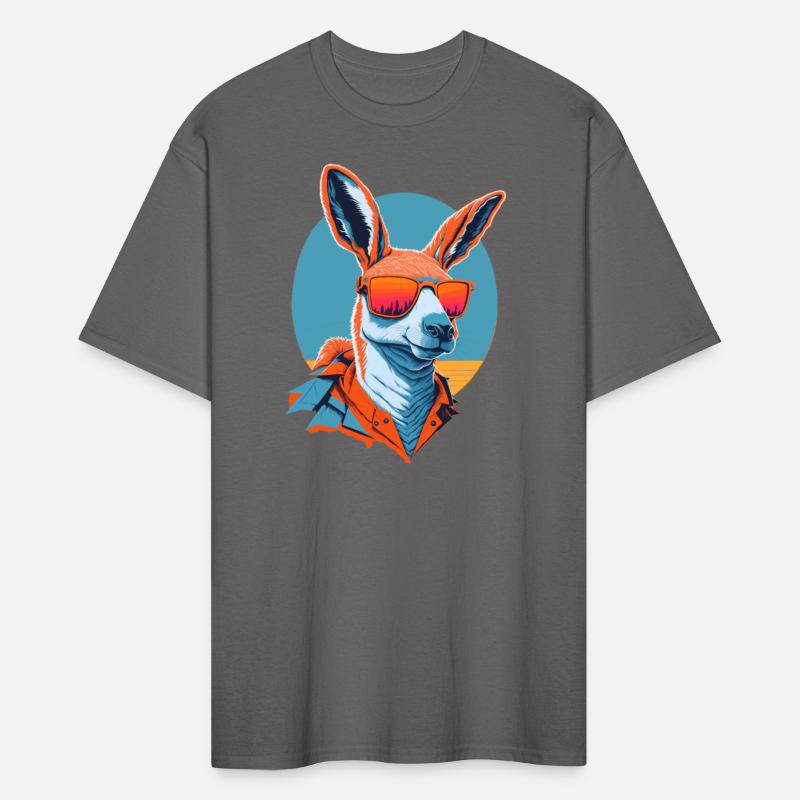 Stylish kangaroo with sunglasses