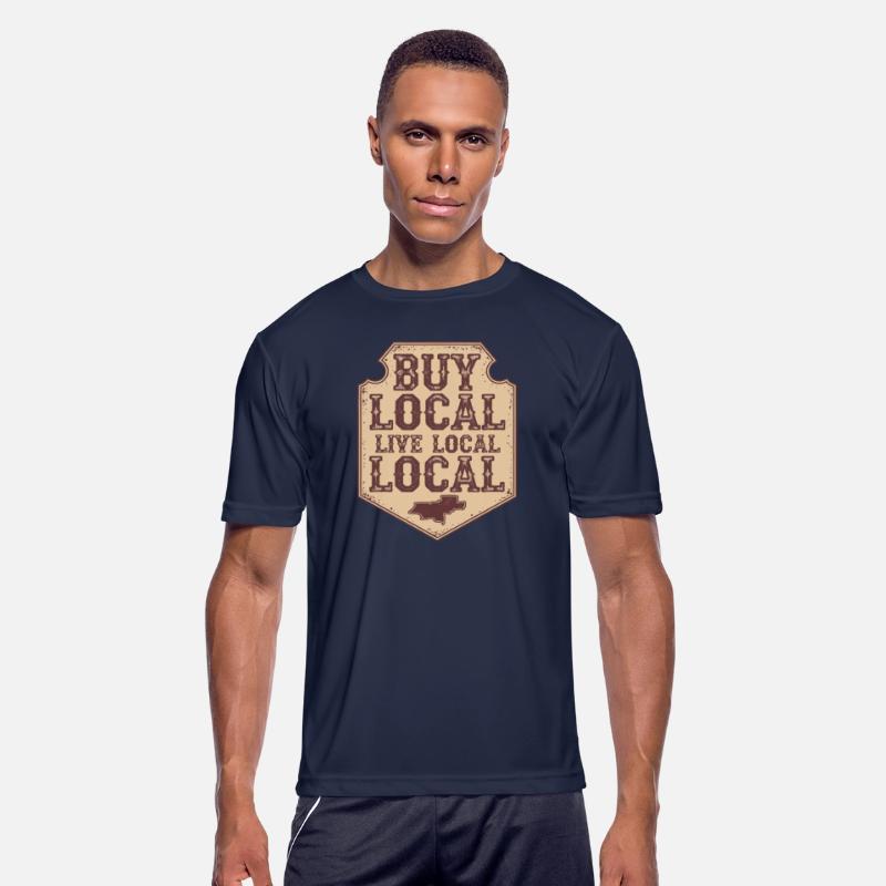 Support Local – Rustic Map Graphic