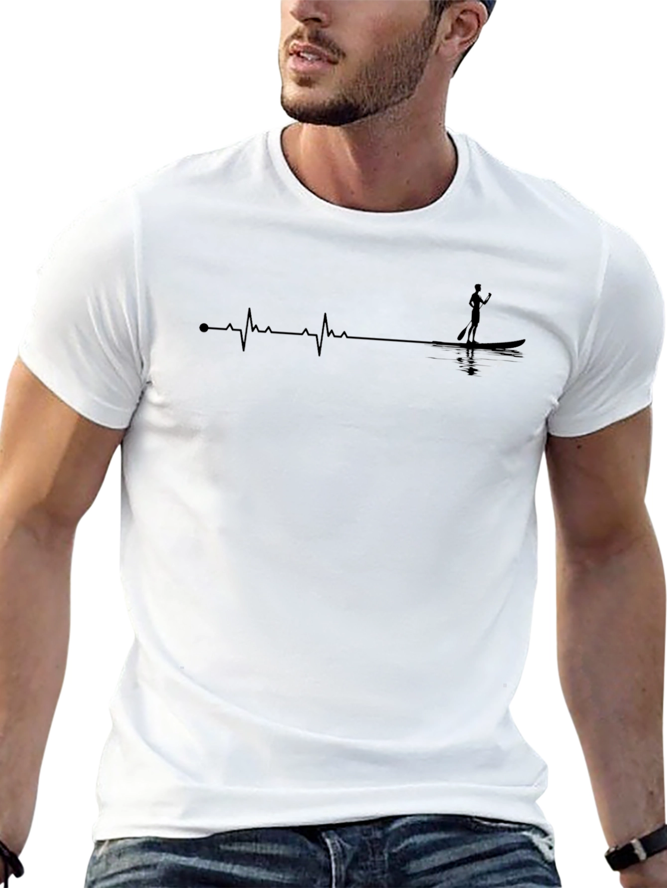 Paddleboard Heartbeat T-Shirt
