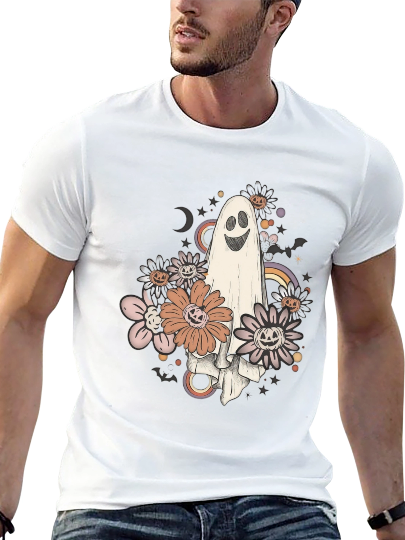 Groovy Ghost Halloween T-Shirt