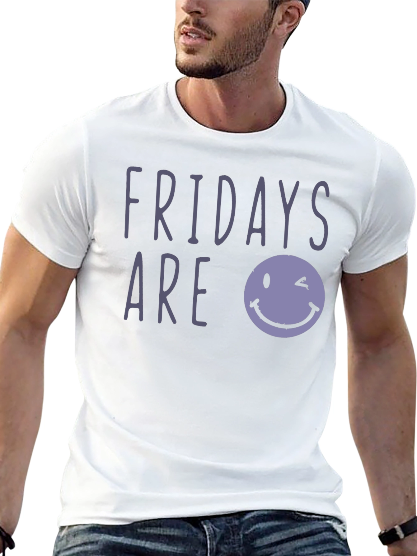 Fridays are Smiley Face Winking T-Shirt