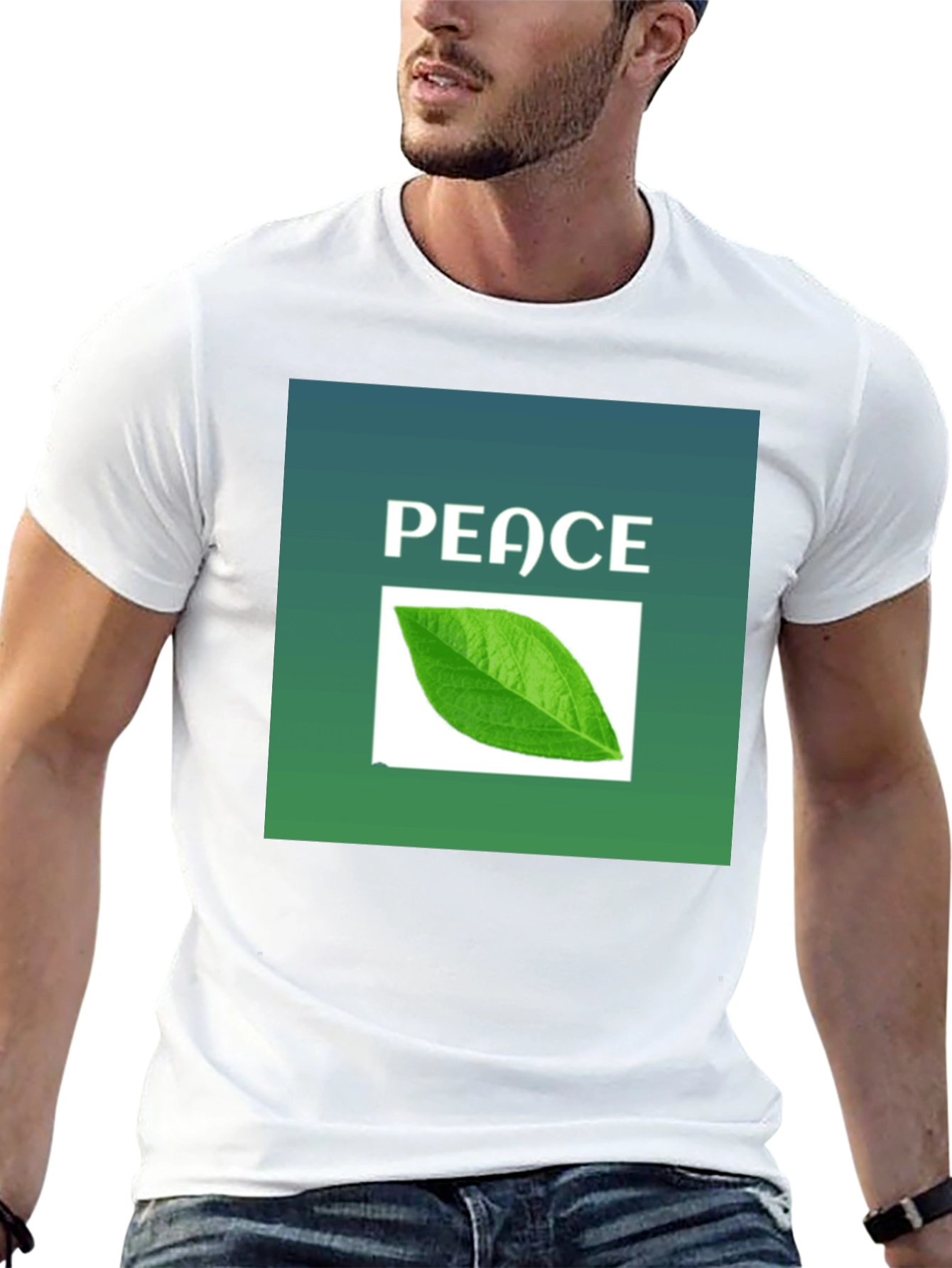 Peace Leaf T-Shirt: Nature Inspired Design