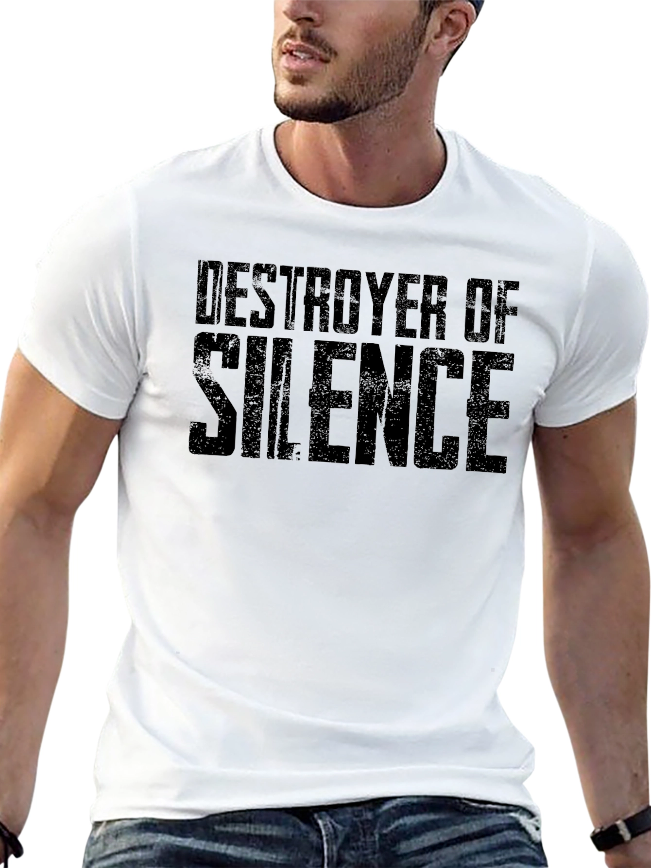Destroyer of Silence Black Graphic Tee