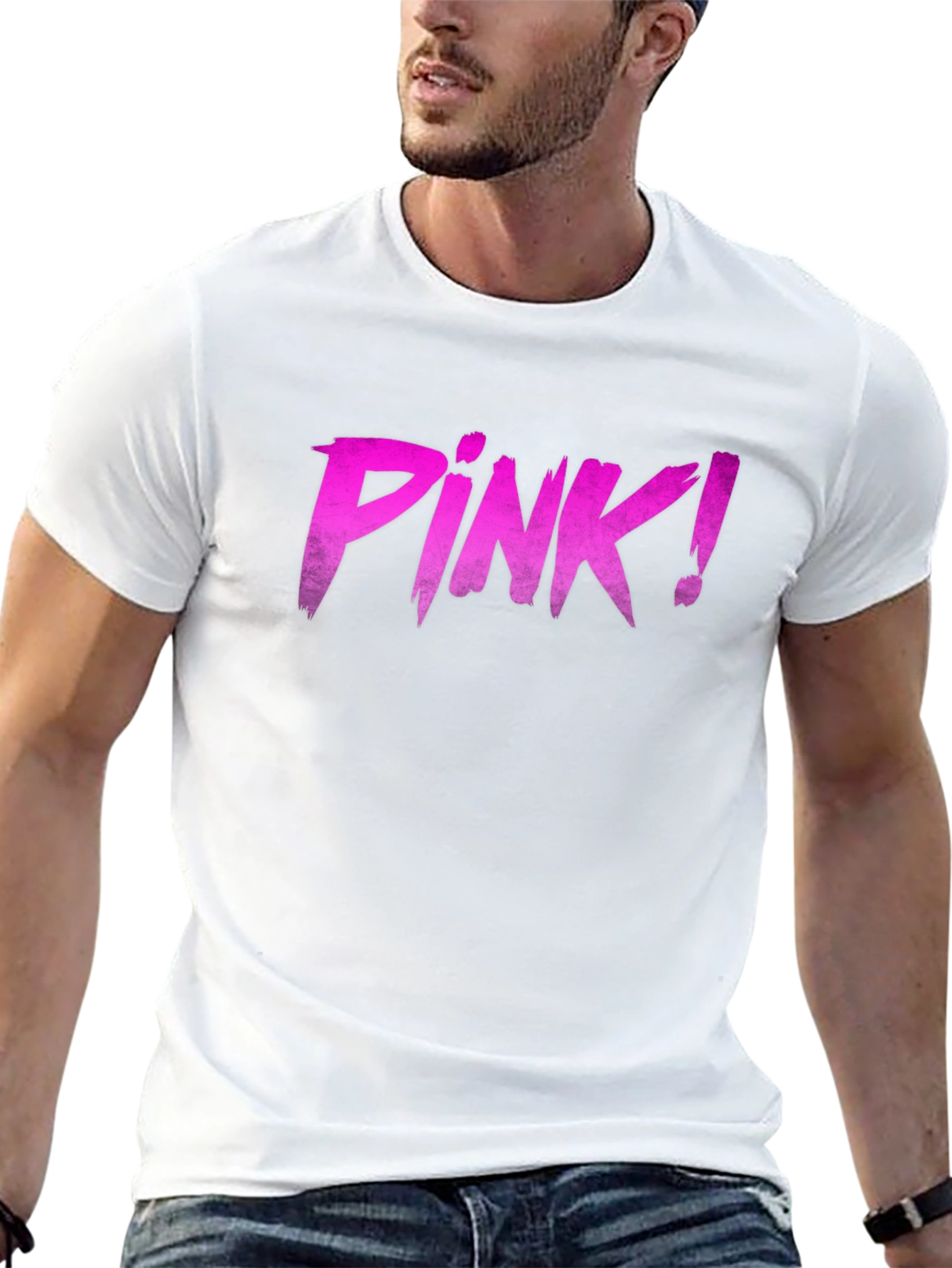 Pink! Graphic T-Shirt - Bold and Stylish Black Tee