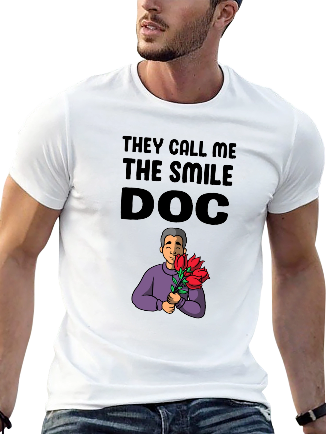 Smile Doc Graphic Tee - Unique Novelty Gift