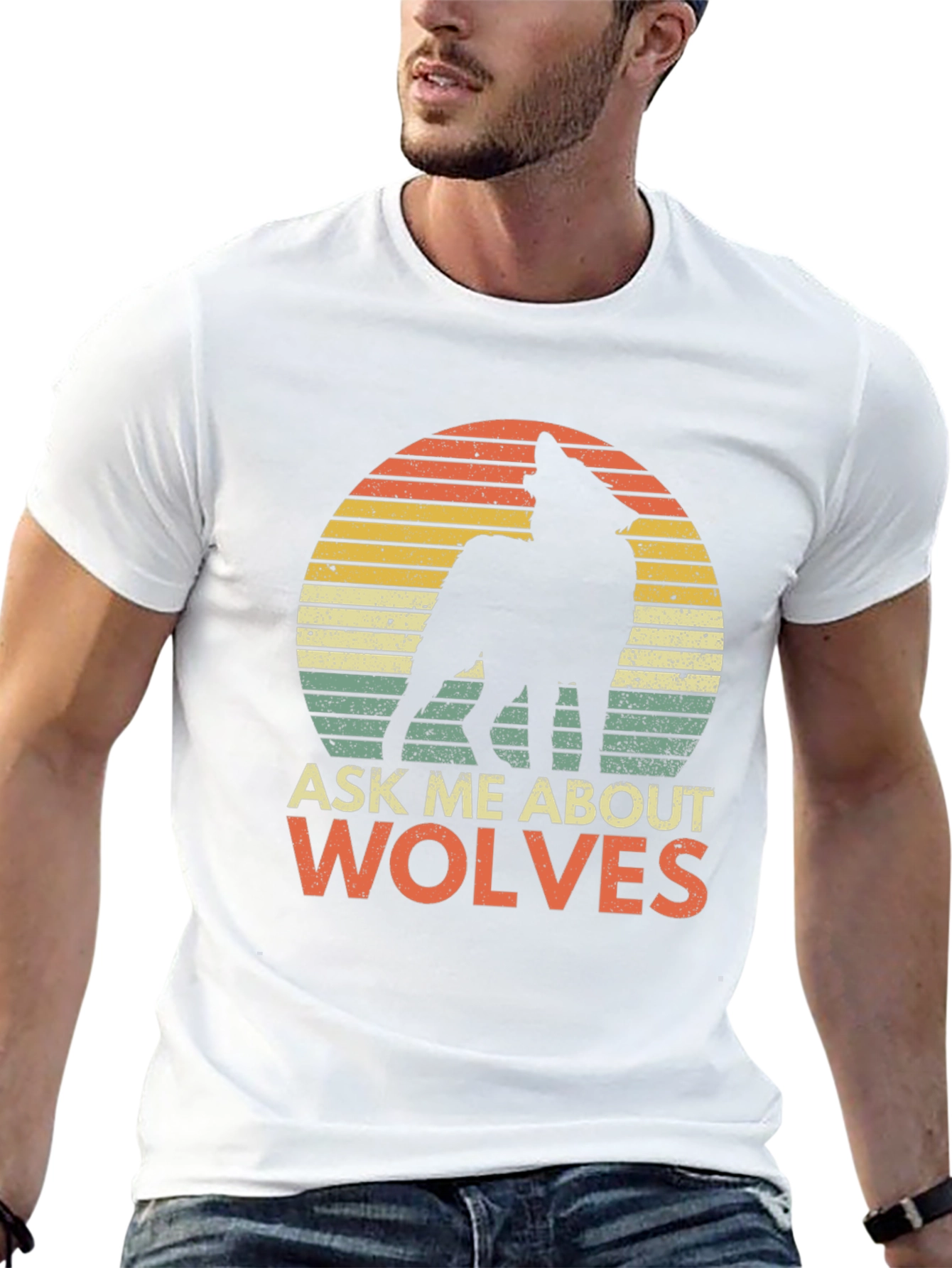 Ask Me About Wolves T-Shirt