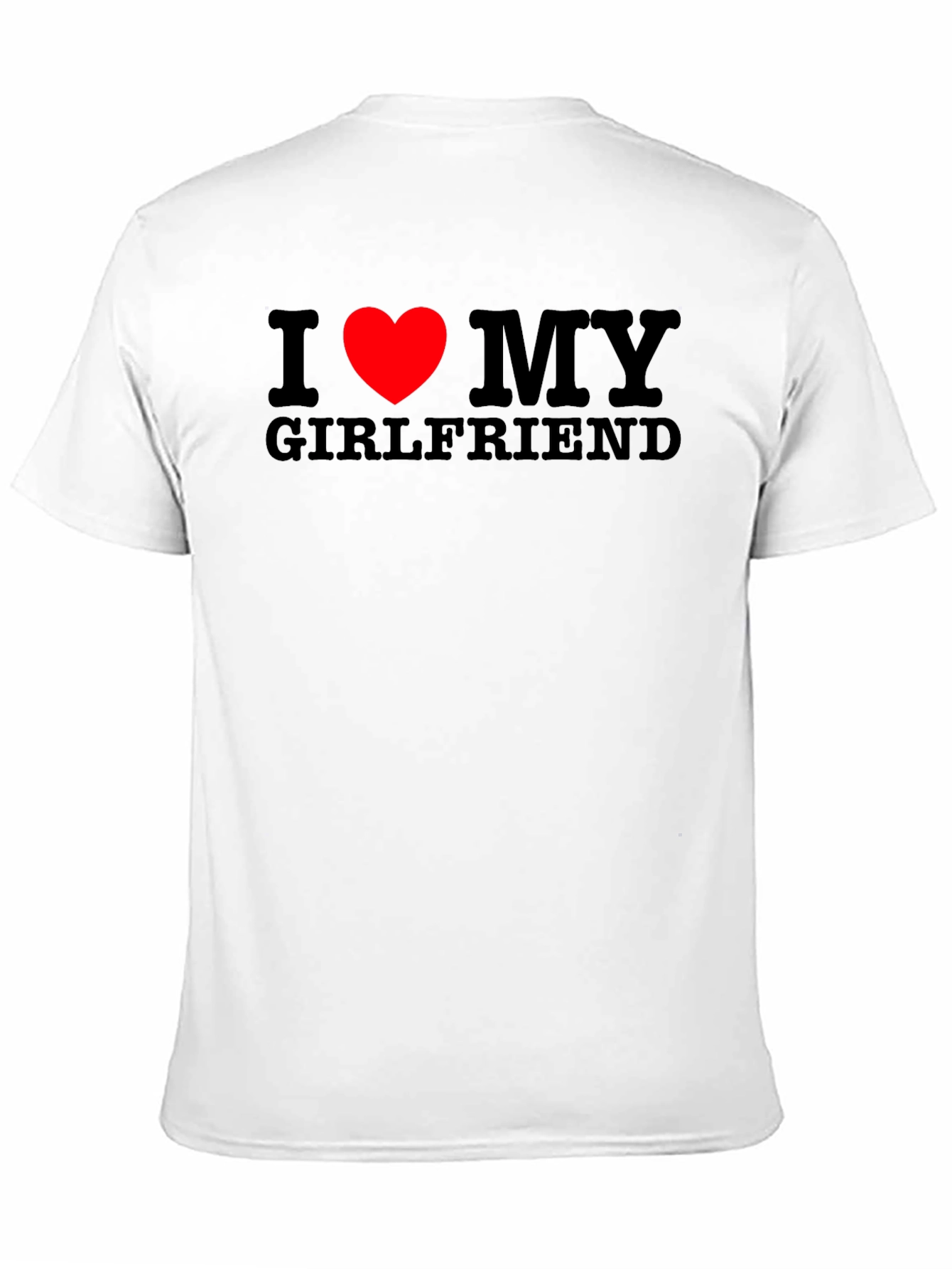 I Heart My Girlfriend T-Shirt - Black