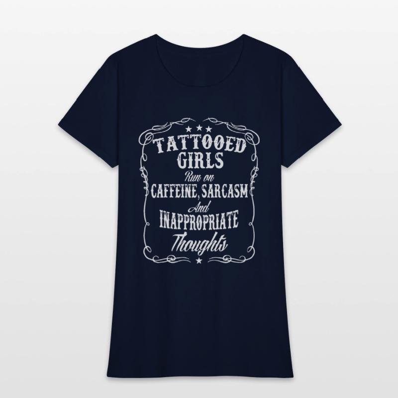 tattoed girls run on caffeine sarcasm and inapprop
