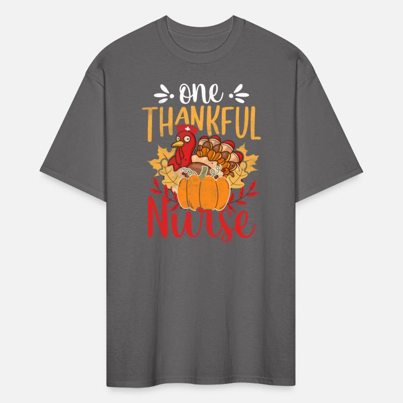 Thanksgiving One Thankful Nurse Pumpkin Orange