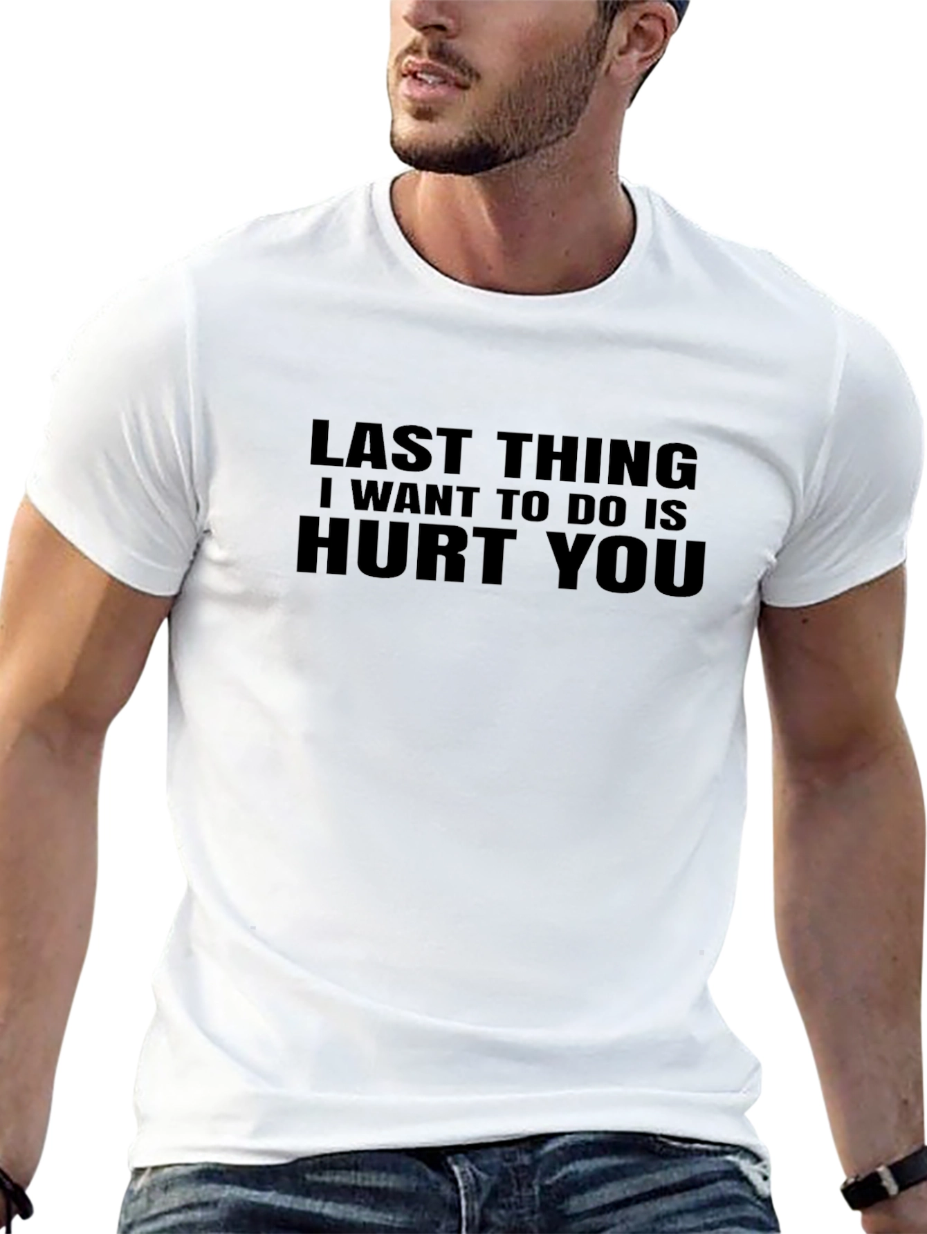 Hurt You Graphic Tee - Mens Black T-Shirt