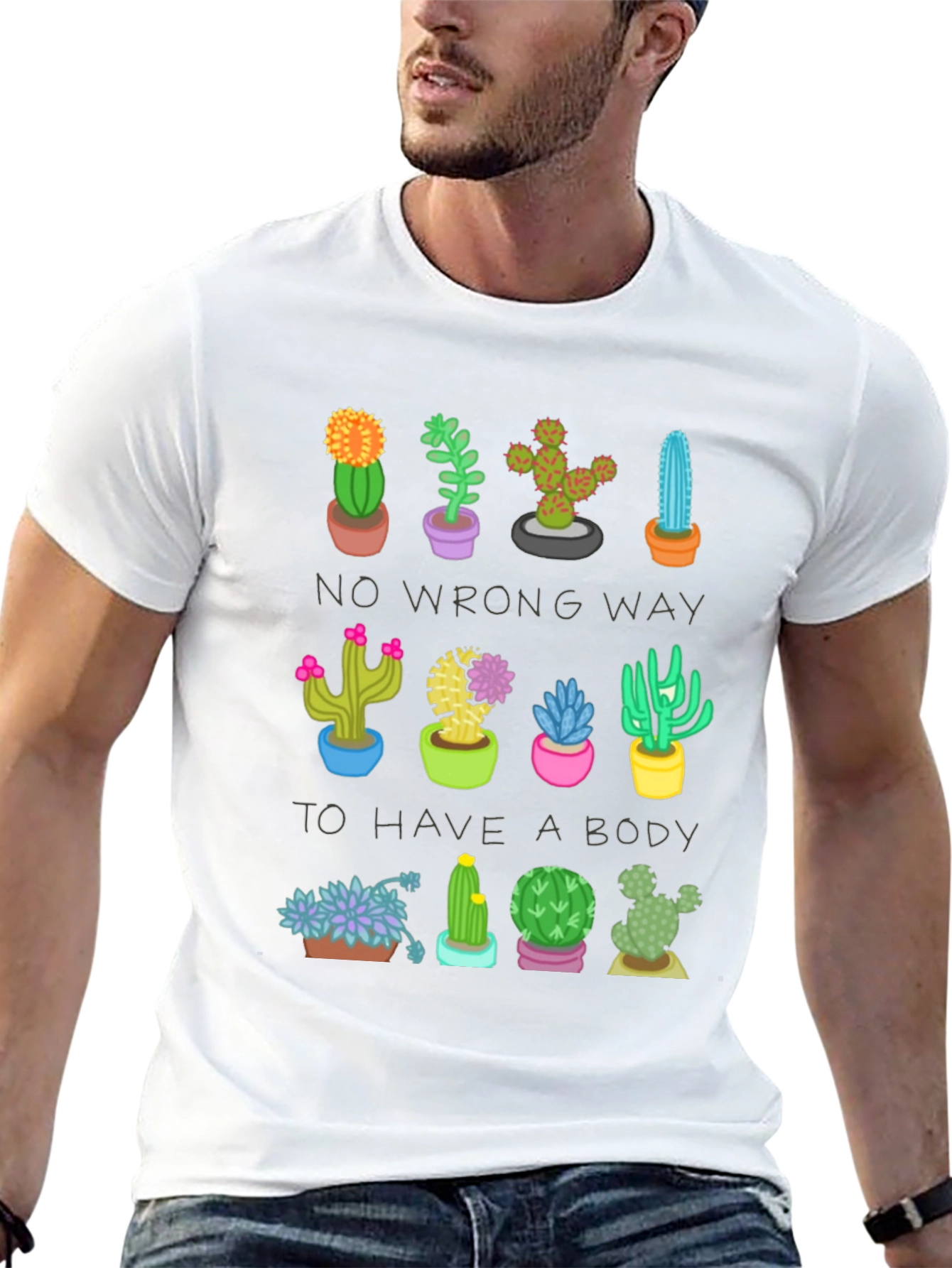 Cactus Body Positive Graphic Tee