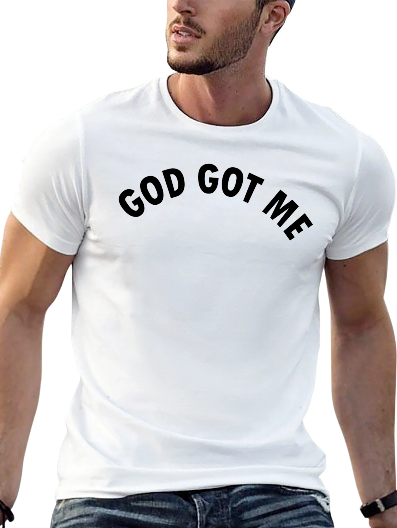 God Got Me Black T-Shirt
