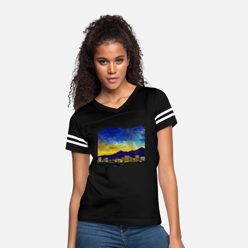 Tucson Arizona Cityscape Van Gogh Inspired