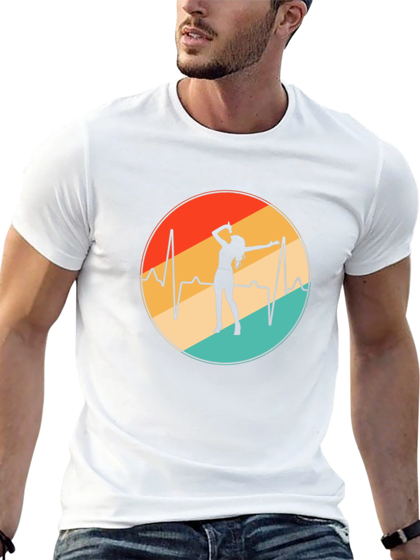 Singer Heartbeat T-Shirt - Black Tee