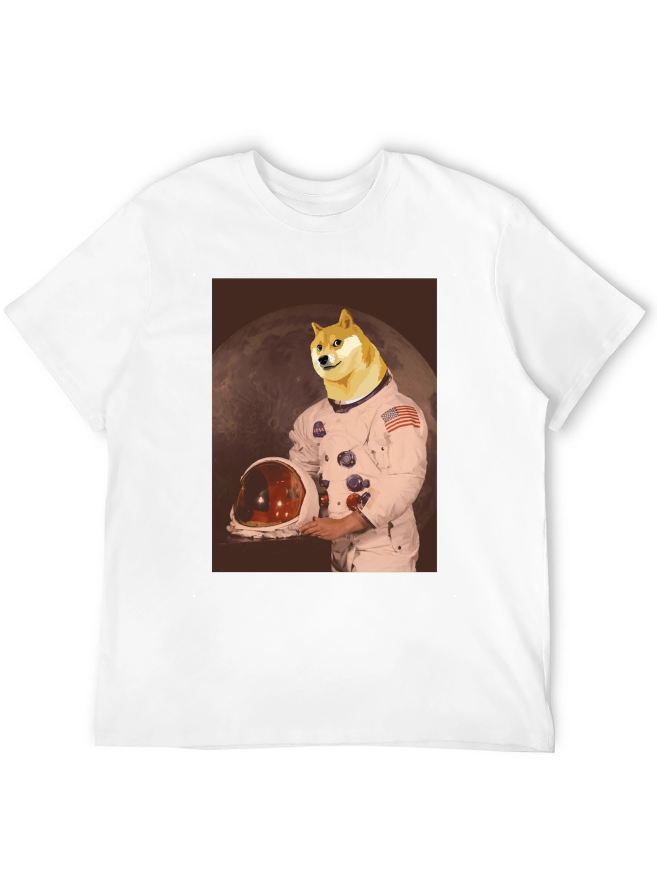 Doge Astronaut T-Shirt - Funny Space Meme Tee