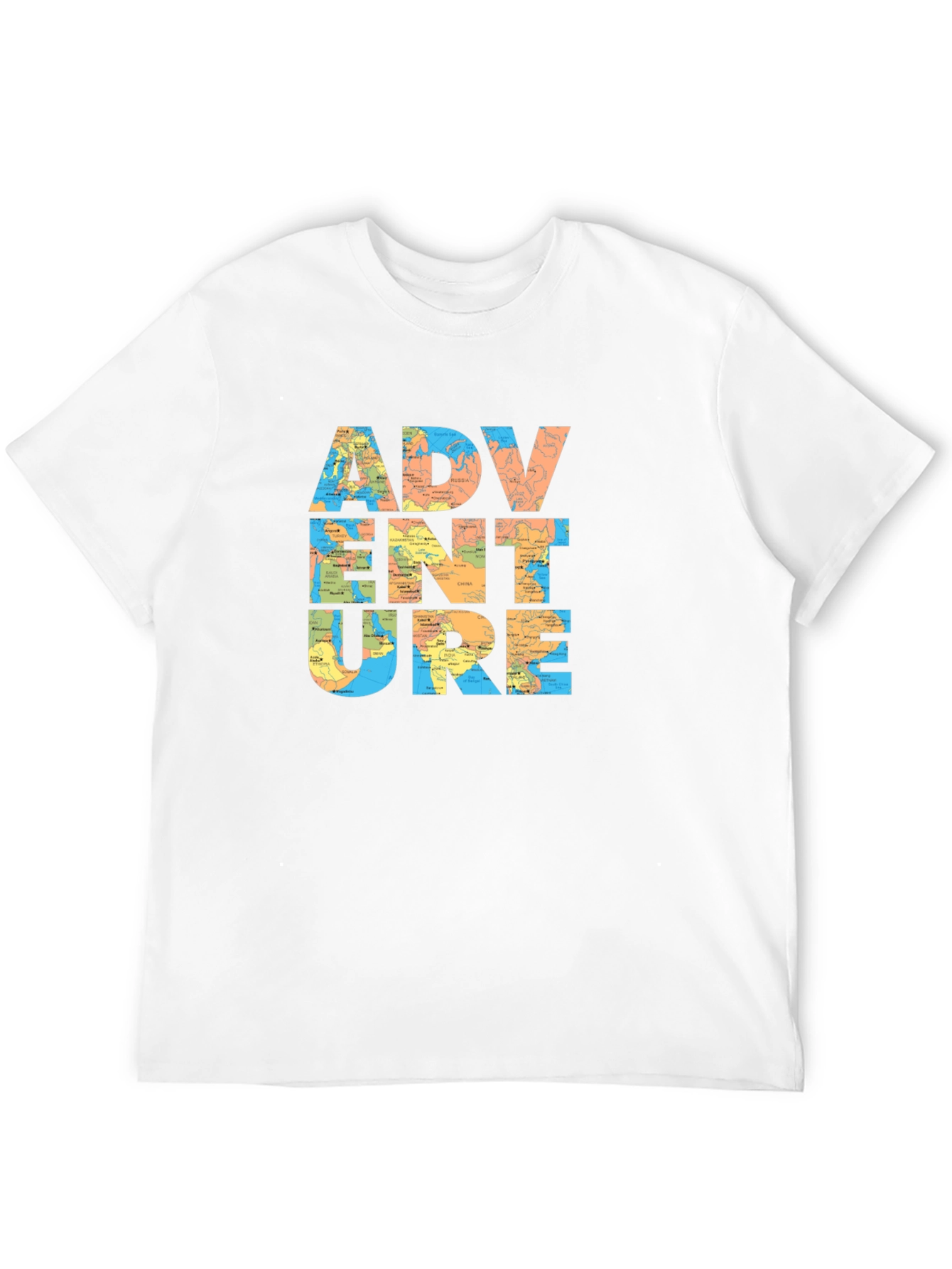 Adventure Awaits Black Graphic Tee