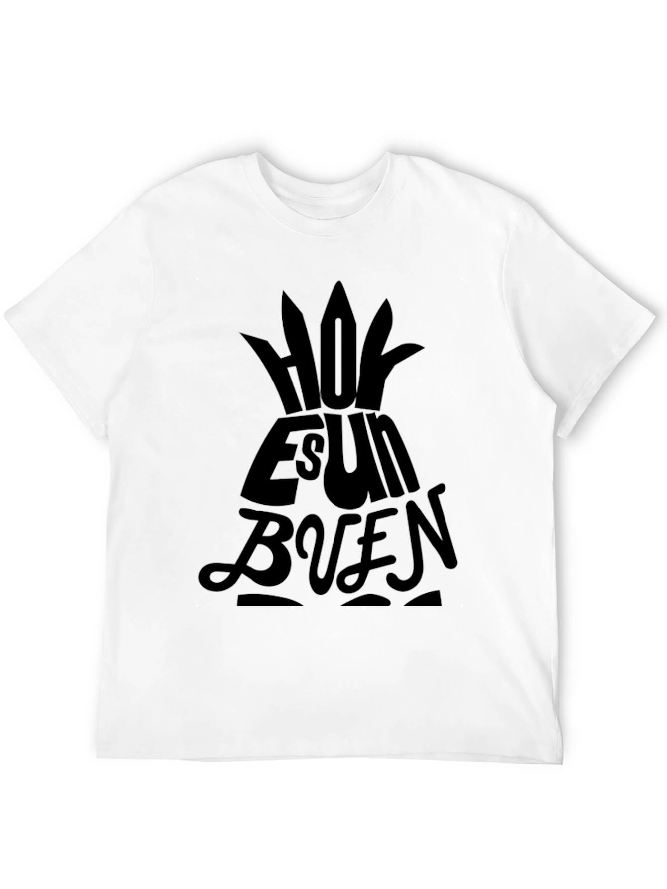 Stylish Black Hoy Es Un Buen T-Shirt