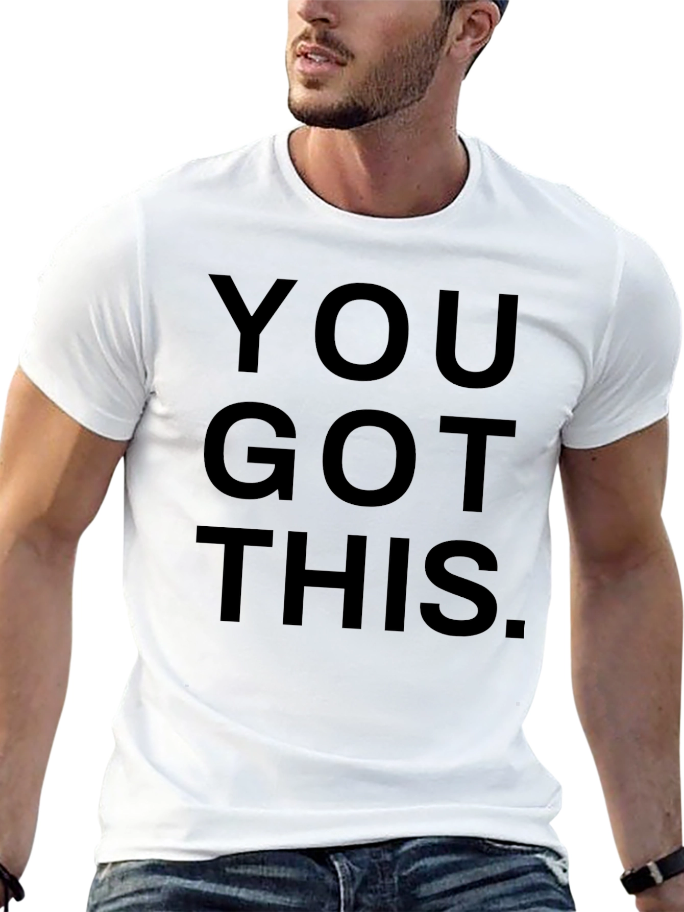 Motivational You Got This Black T-Shirt