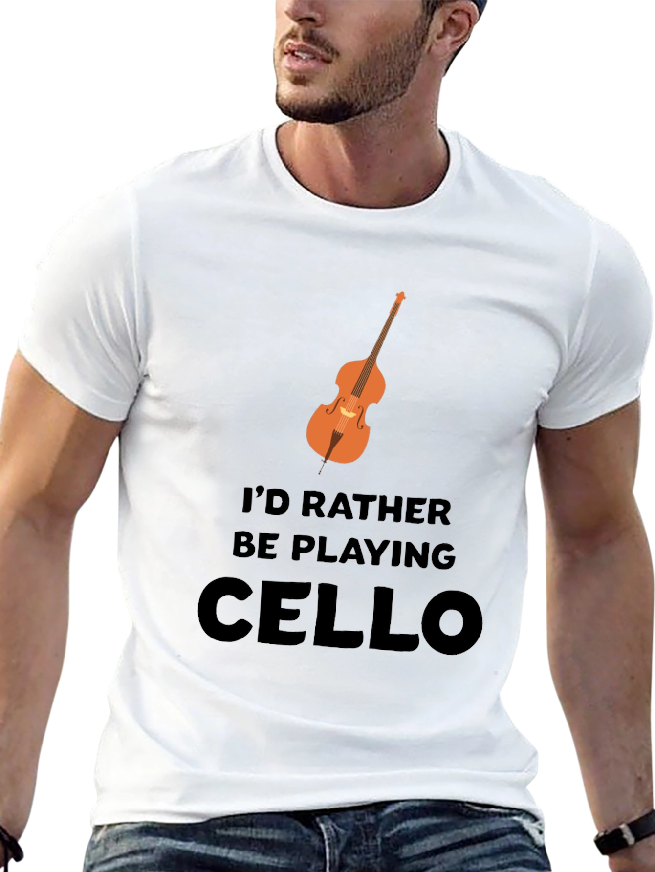 Cello Player T-Shirt - Music Lover Tee