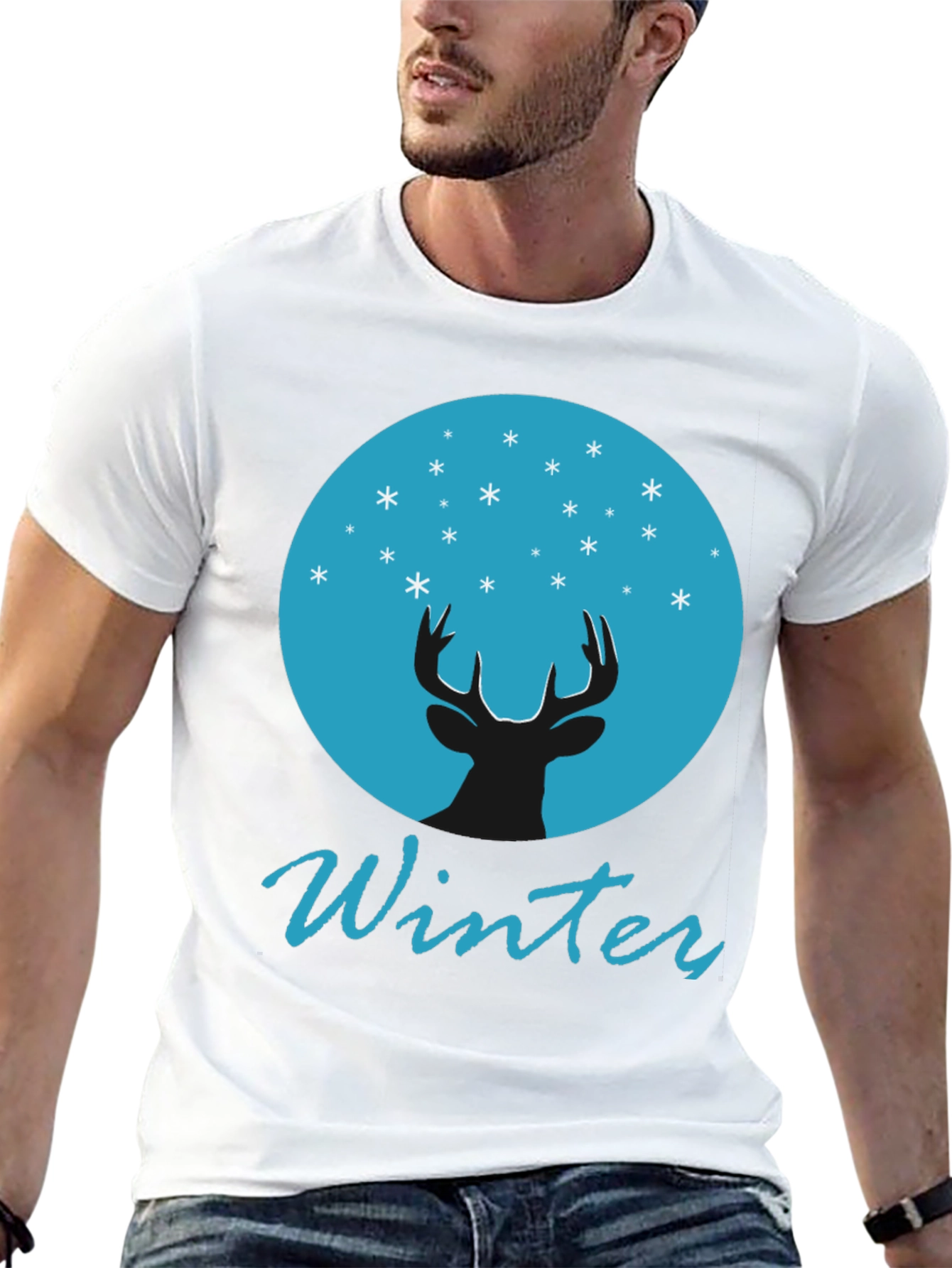 Winter Deer Graphic Tee