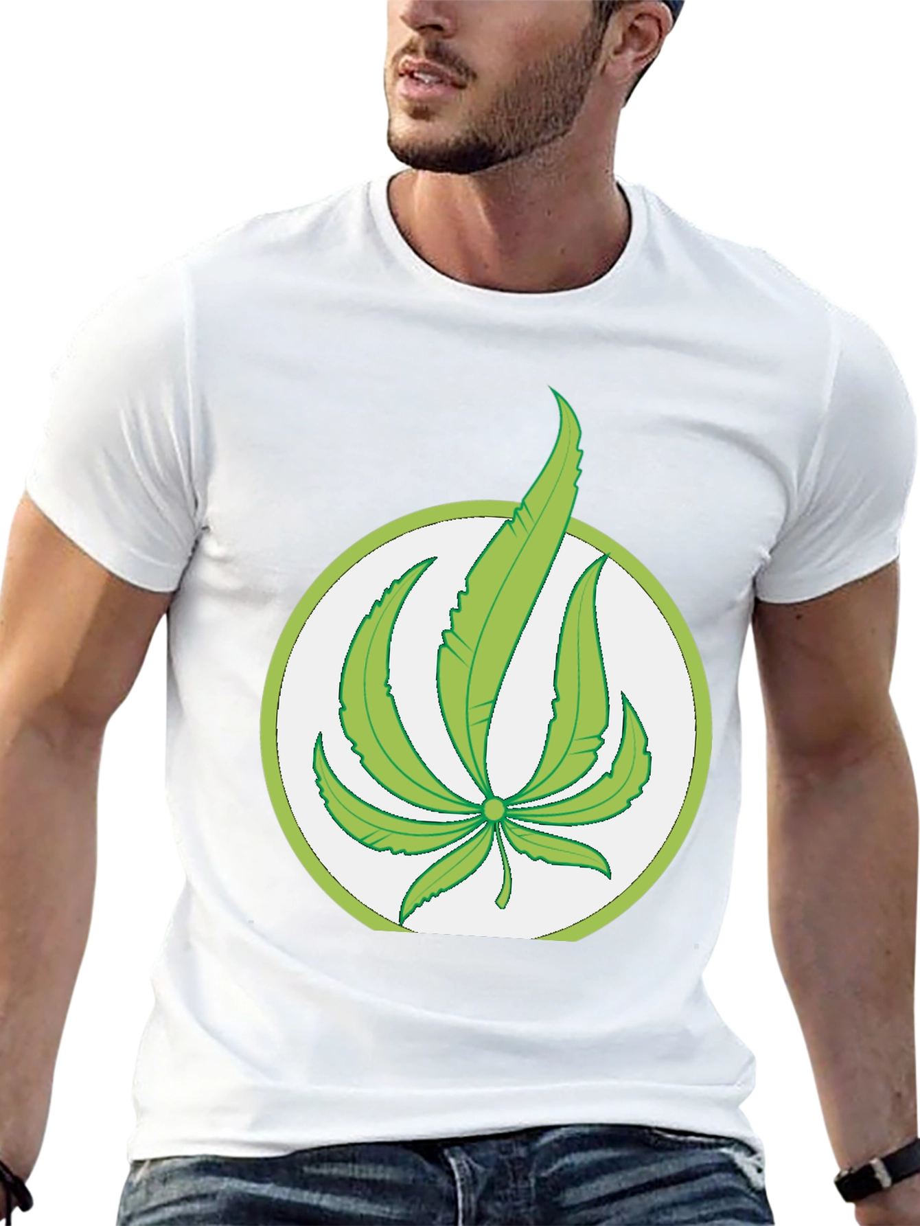 Cannabis Leaf Graphic Tee