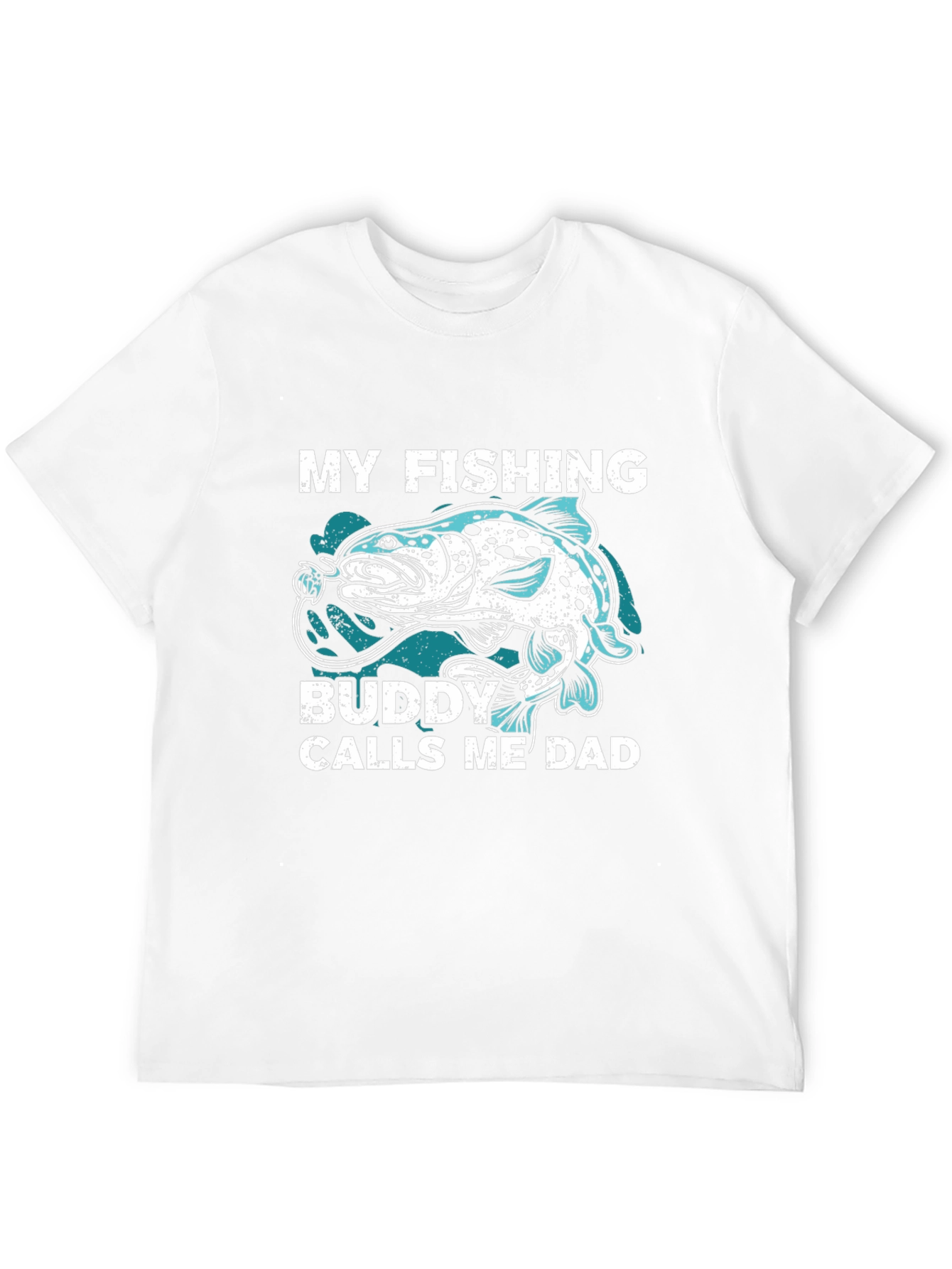 Fishing Buddy Dad T-Shirt - Angler Gift
