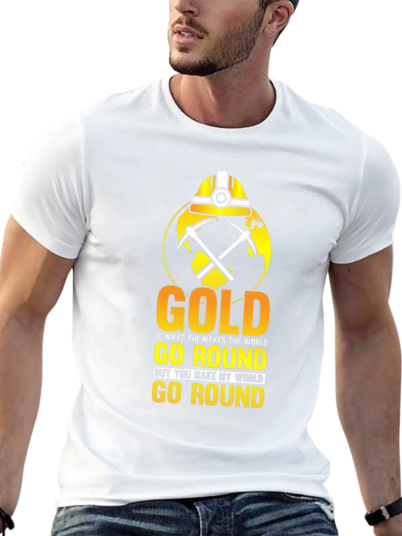 Gold Miner World Graphic T-Shirt