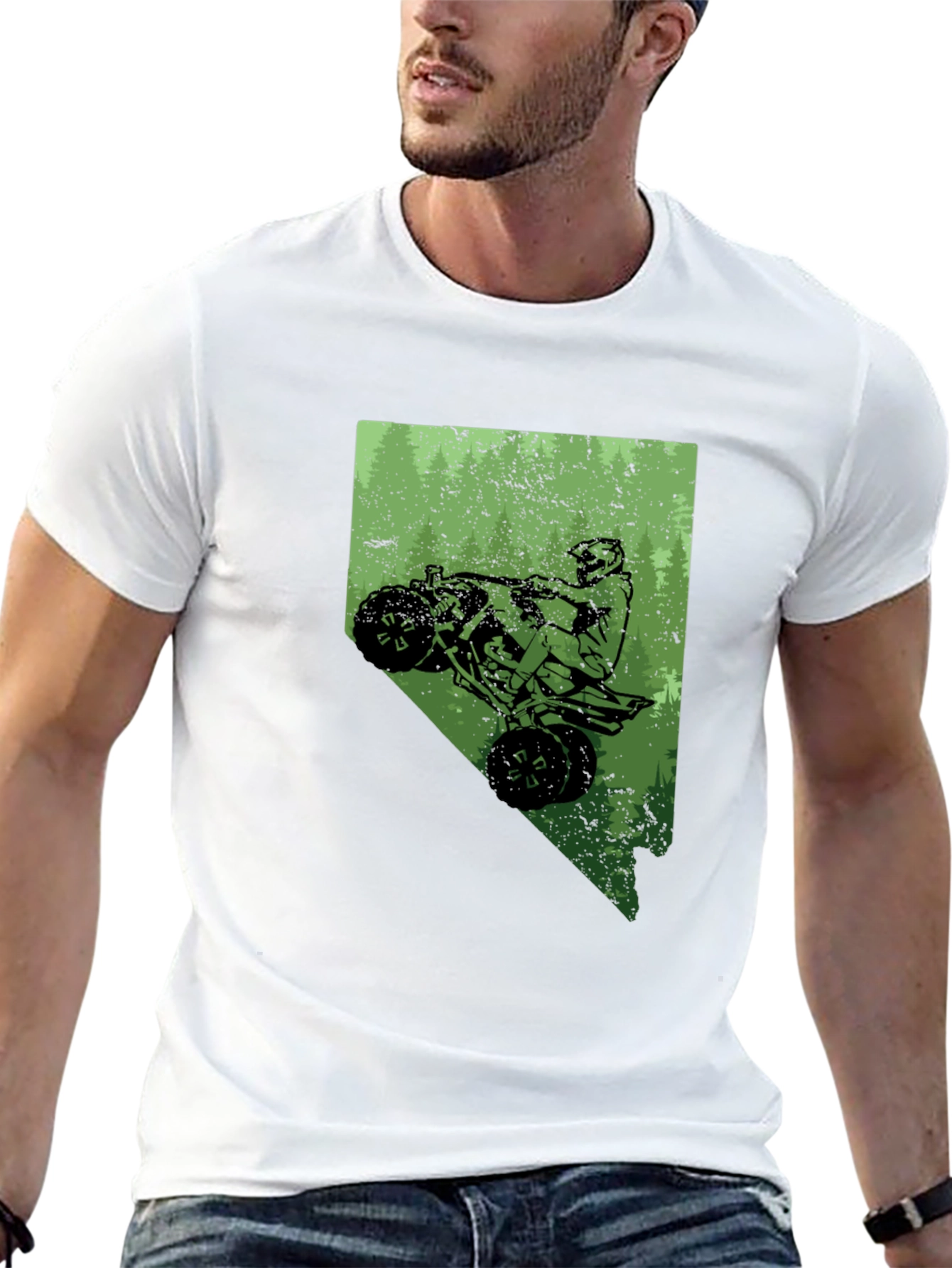 ATV Nevada State Black T-Shirt