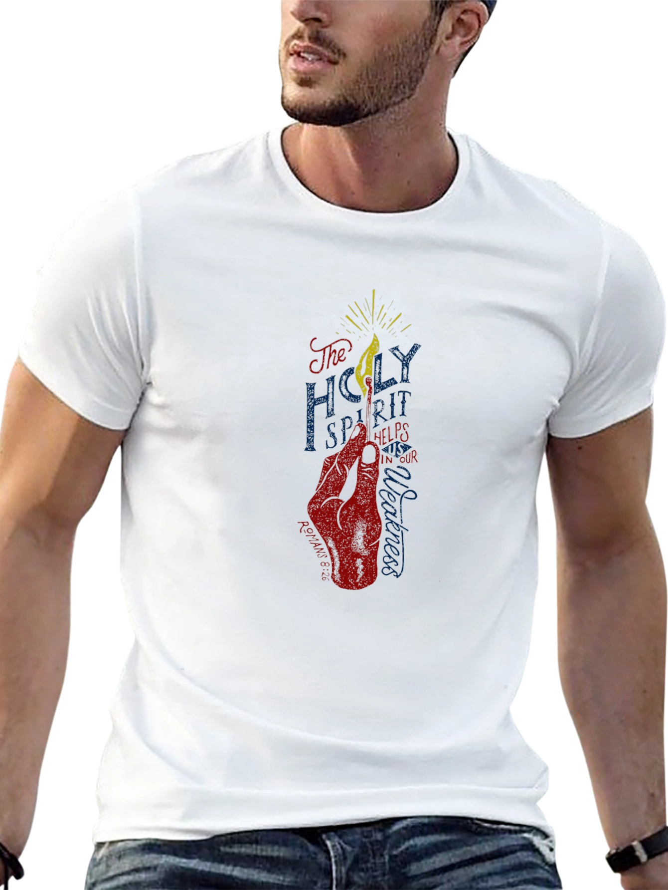 The Holy Spirit Graphic T-Shirt - Black