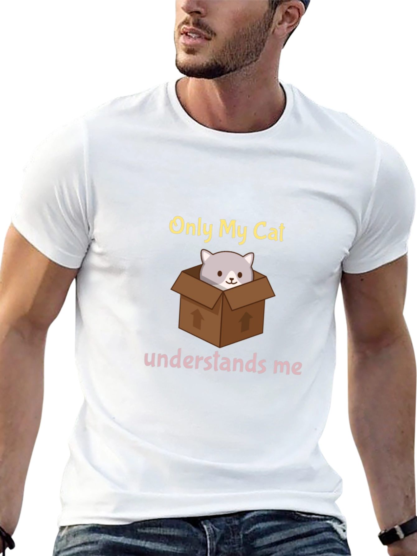 Cat Lover T-Shirt - Only My Cat Understands Me
