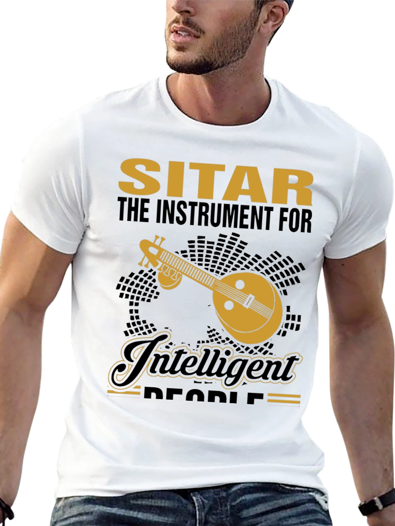 Sitar Instrument T-Shirt