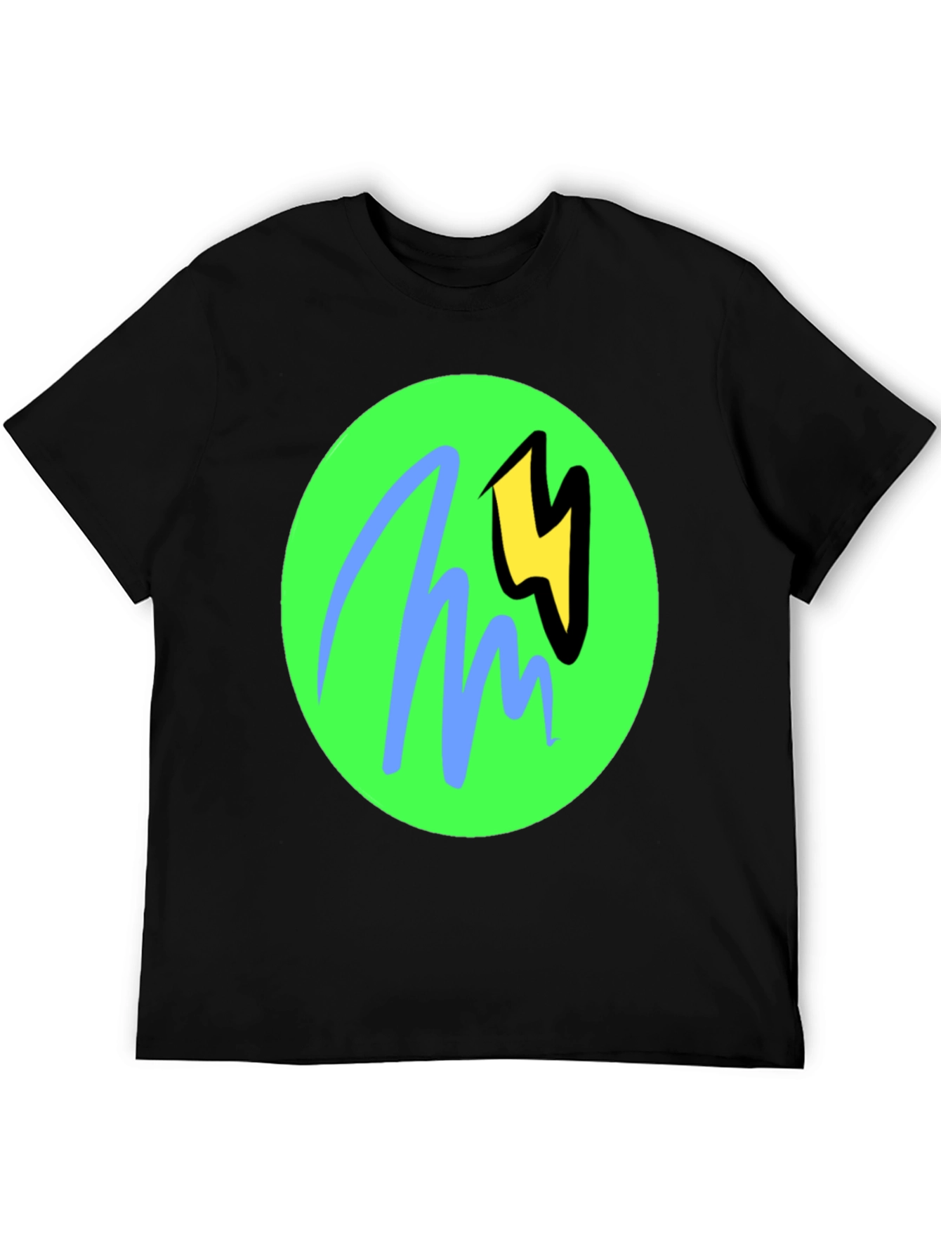 Vibrant Graphic Tee - Round Design