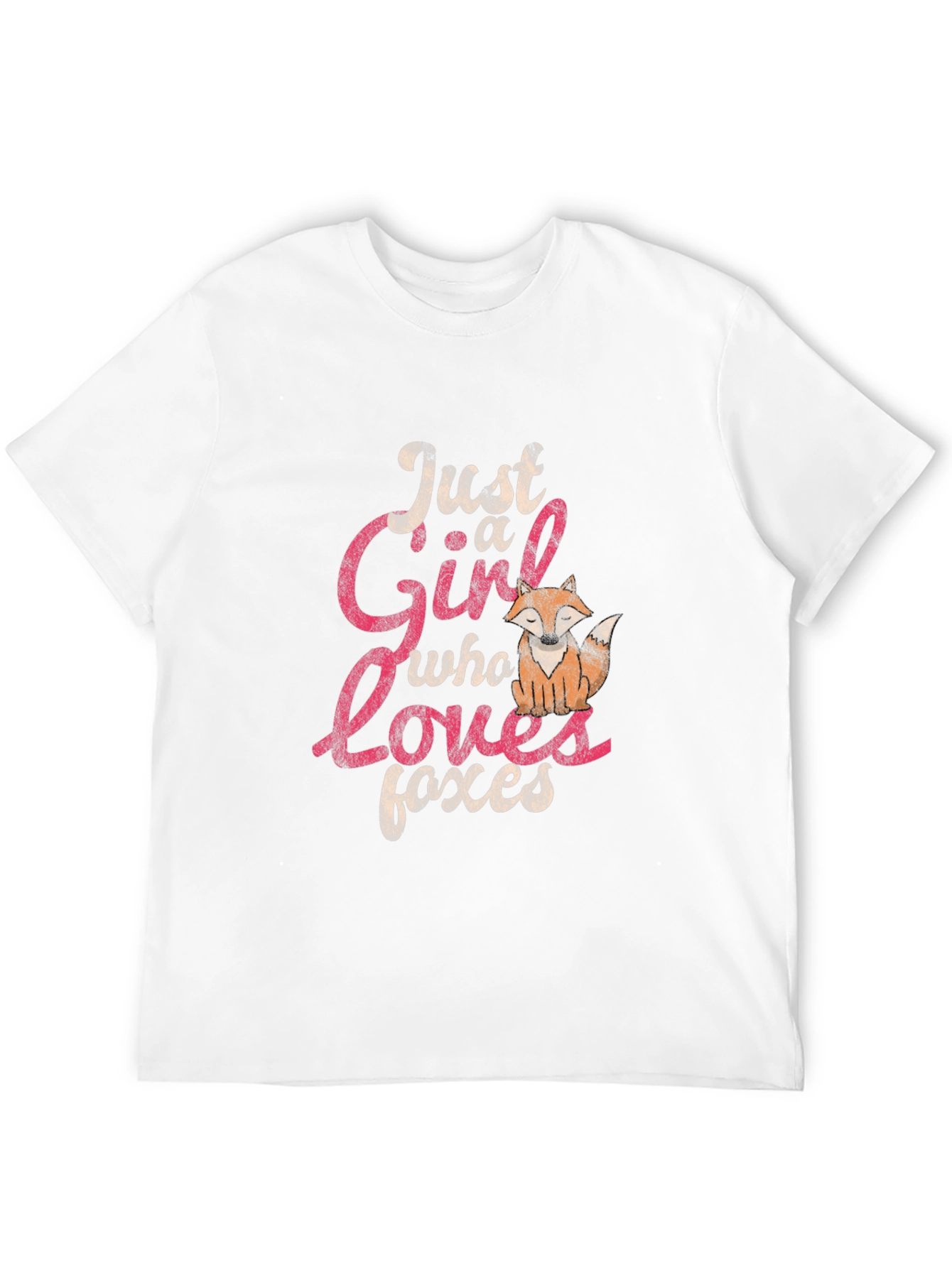 Just a Girl Who Loves Foxes T-Shirt