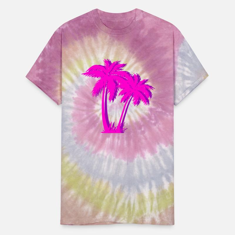 Vaporwave Palm Tree Aesthetic Palm Glitch effect