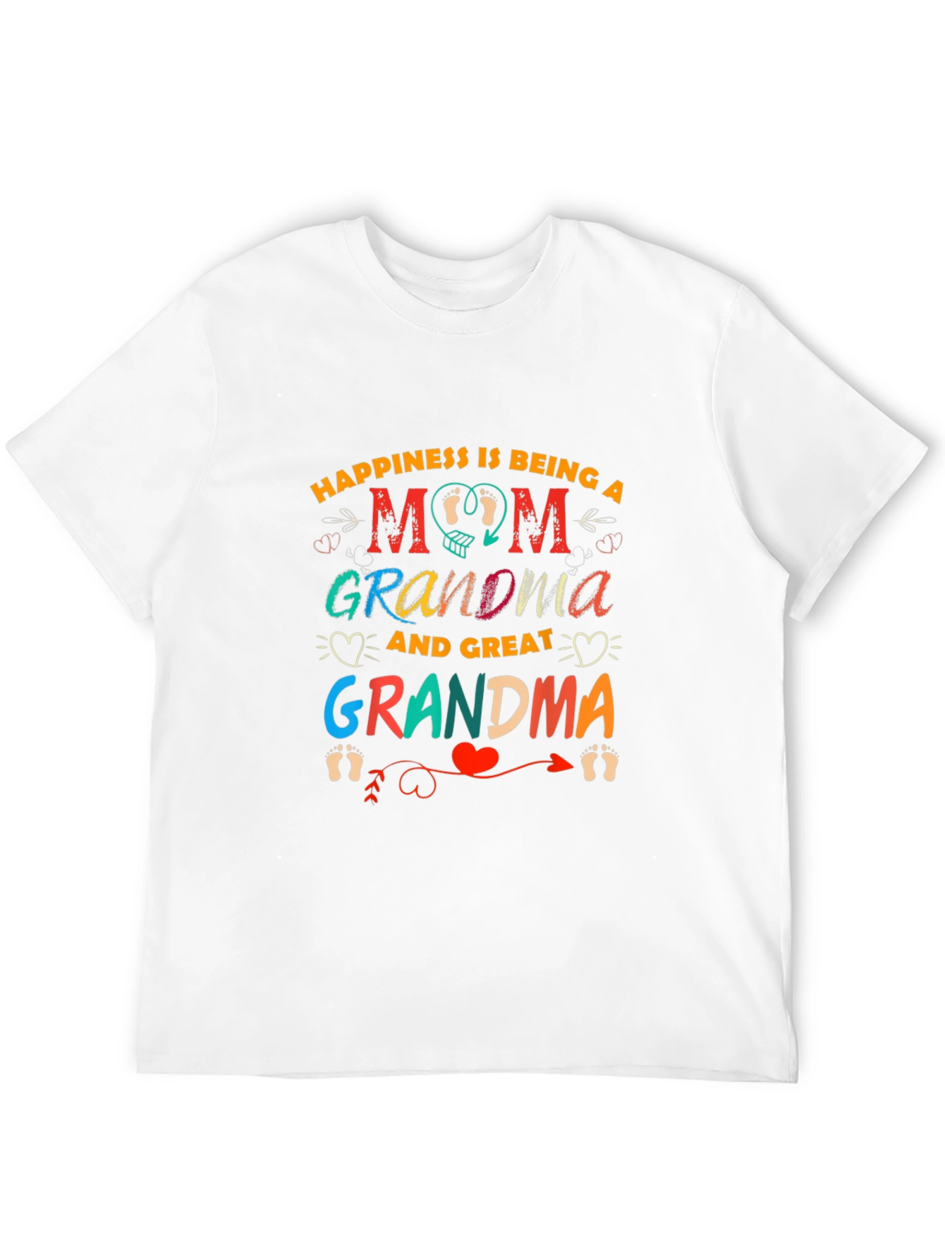 Happiness is Being a Mom Graphic T-Shirt