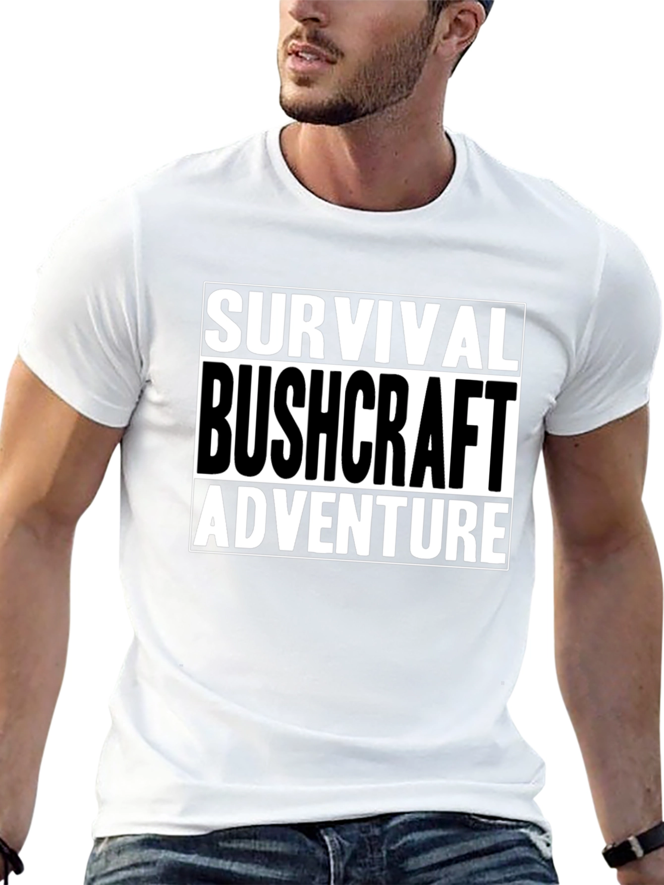 Survival Bushcraft Adventure Graphic T-Shirt